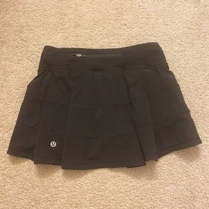 Lululemon Black Skort